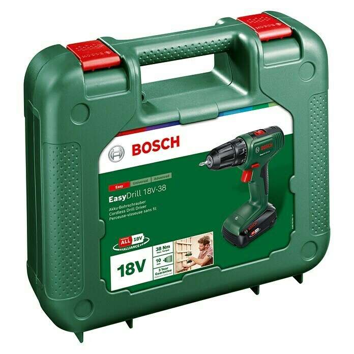 Bosch EasyDrill 18V-38 für 61,59€ (durch 12% Bauhaus Tiefpreis Garantie)