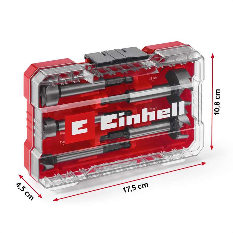 Original Einhell M-CASE 5-tlg. Forstnerbohrer-Set 15-35mm (Prime)