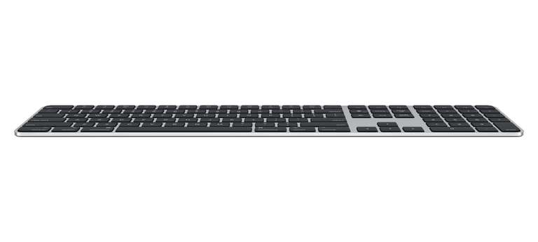 Apple Magic Keyboard mit Touch ID und Ziffernblock QWERTY (Portugiesisch) Silber & Schwarze Tasten