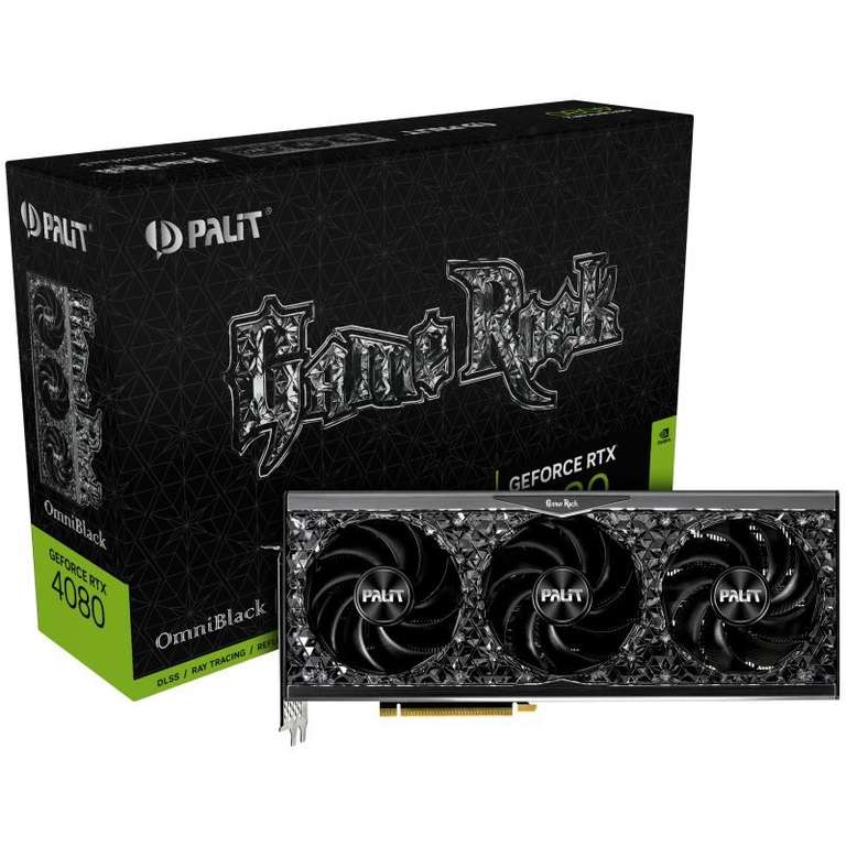 MindStar 16GB Palit GeForce RTX 4080 GameRock OmniBlack DDR6 (Retail)