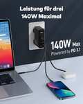 Baseus GaN5 Pro Fast Charger 2C+U 140W + USB-C Kabel [Amazon]