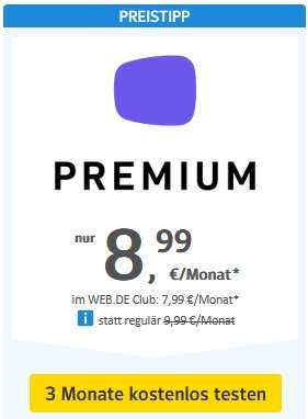 [GMX / Web.de] Zattoo 3 Monate kostenlos, anstatt 12,99€/Monat für Ultimate oder 8,99€/Monat für Premium