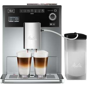 [CB] Melitta Caffeo CI Kaffeevollautomat, silber, mit Milchbehälter