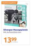 SILVERGEAR Massagepistole inkl. 4 Aufsätzen für 13.99€ (OFFLINE ACTION)