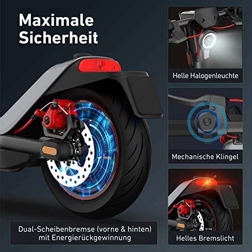NIU KQi3 Max E-Scooter, 65km Reichweite, 25% Steigung, 120kg Traglast, verschiedene Lackierungen