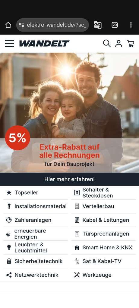 Elektro Wandelt Fake