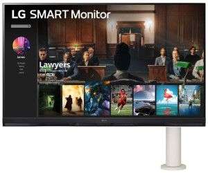 [Xkom] LG 32SQ780S-W 31,5 Zoll 4K Smart Ergo Monitor HDMI/USB-C Pivot TV-App Wifi