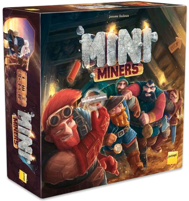 Mini Miners | Brettspiel für 2 - 4 Personen ab 10 Jahren | ca. 45 - 60 Min. | BGG 7.3 / Komplexität: 3.00