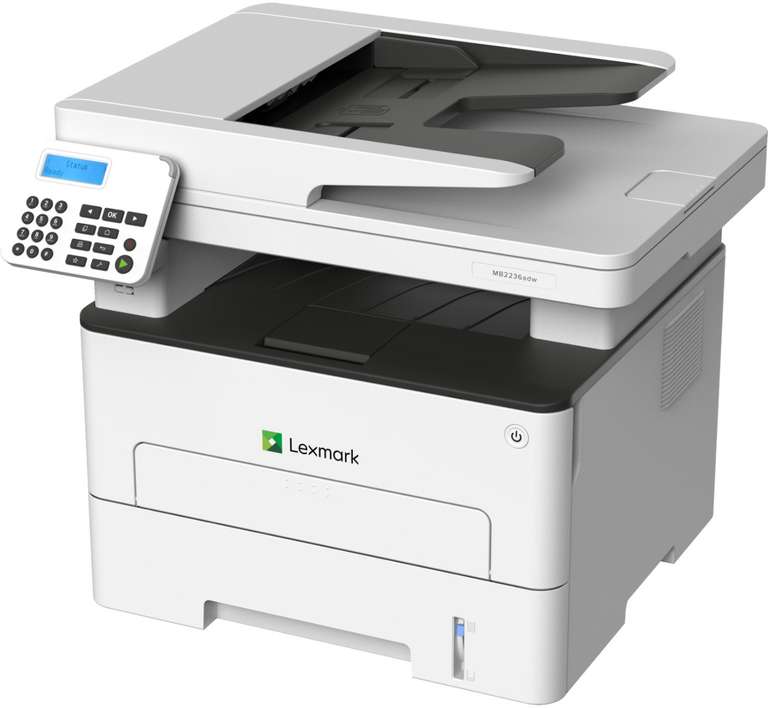 LEXMARK MB2236adw S/W-Laserdrucker Scanner Kopierer Fax ADF Duplex LAN WLAN A4