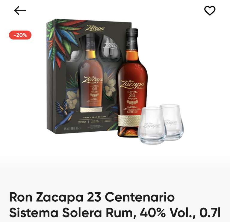 [lokal - Gorillas] Rum Ron Zacapa Sistema 23 Solera Geschenkverpackung inkl. Gläser