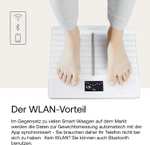 Withings Body Cardio smarte Körperanalysewaage | WLAN / Bluetooth | u.a. Körperfett, Muskelmasse, Body-Mass-Index | 8 Benutzer | max. 180kg