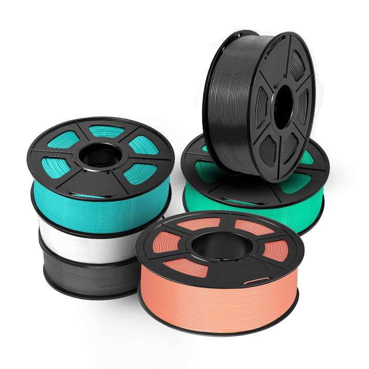 Sunlu 3D-Drucker Filament PLA+, Standard PLA ab 12,99€ 1 kg, Meta PLA 14,99€, Recycletes PLA 10,99€ - Einzelne Rollen