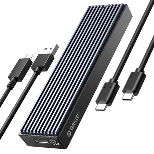 ORICO M.2 NVMe SSD Gehäuse USB-C Adapter 10Gbps USB 3.2 / USB3.1 Gen2 for PCIe NVMe M-Key / M+B Key SSD (Prime)