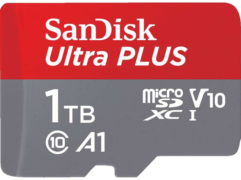 MicroSD Speicherkarte SanDisk Ultra PLUS 1TB für 122€