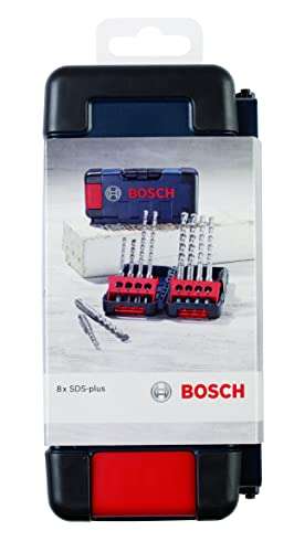 Bosch Professional 8-tlg Hammerbohrerset SDS plus-3 (für Beton, in Tough Box, Ø 5–10 mm für 19,90€ (Prime)