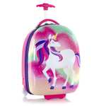 Heys Kids Einhorn Rainbow Trolley / Koffer | 46 cm, 2 Rollen, pink, Hartschale