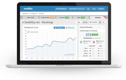 Seobility Premium 30 Tage lang kostenlos | 20% Rabatt im Anschluss | SEO Tool für besseres Ranking