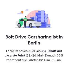 [Berlin] Bolt Drive Carsharing startet