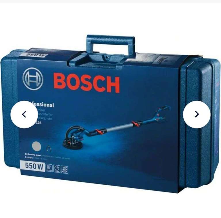 Bosch Professional Trockenbauschleifer GTR 55-225 mit Zubehör und Handwerkerkoffer Bestell: 06017D4000