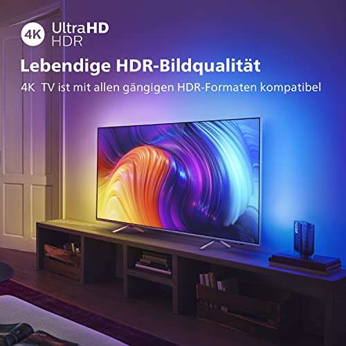 [Amazon] Bundle Philips 65PUS8507/12 65 Zoll 4K Smart TV UHD LED mit B8505/10 Soundbar und Subwoofer kabellos