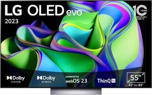LG OLED55C31LA 4K OLED evo TV C3 55" (Mit Topcashback/Shoop für 932,88 EUR möglich)