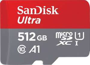 Sandisk Ultra microSDXC Speicherkarte (512 GB, Class 10) für 29,99€ (OTTO flat)
