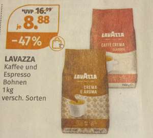 [Müller] 1 kg LAVAZZA Kaffee oder Espresso Bohnen - 18.03.2024 bis 23.03.2024 - 8,88 € oder mit CB noch günstiger