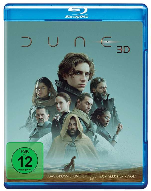 [Amazon Prime | MM Abholung] Dune 4K UHD (Blu-ray) für 19,99€ | 3D-Version (Blu-ray) für 14,99€ | Standard (Blu-ray) für 12,04€