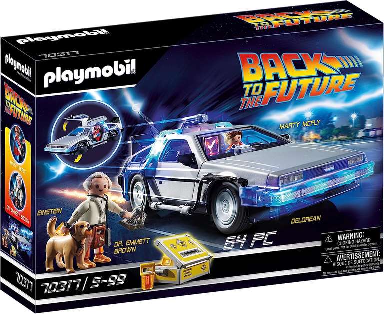 [Playmobil] Zurück in die Zukunft Delorean mit Lichteffekten - 70317 - 7% Cashback via SB nicht vergessen