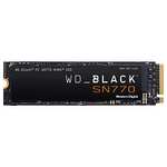 [AMAZON] WD Black SN770 2TB NVMe SSD PCIe Gen4, M.2 2280, mit bis zu 5.150 MB/s Lesen