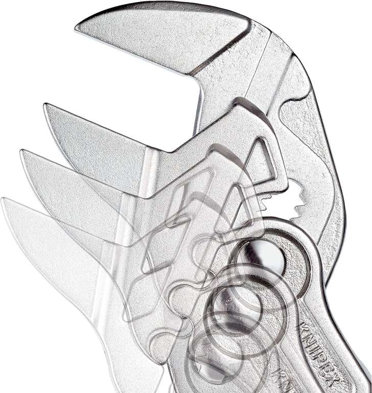 [TPG] KNIPEX Zangenschlüssel, verchromt, 250 mm, Armaturenzange, 86 03 250