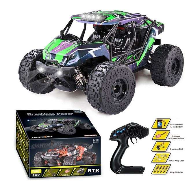 1/18 RC Buggy brushless HS 18431 18432 - RtR, 2,4 GHz - RC-Car ("Worlds best" v3)
