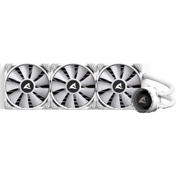 Sharkoon S90 RGB 360mm AIO-Wasserkühlung, 3x 120mm Lüfter, weiß oder schwarz - Alternate