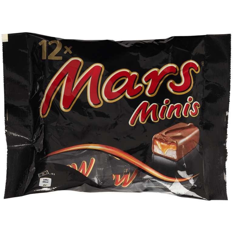 Mini Schokoriegel 227g Beutel (Snickers, Mars, Twix od. Milky Way) bei ACTION