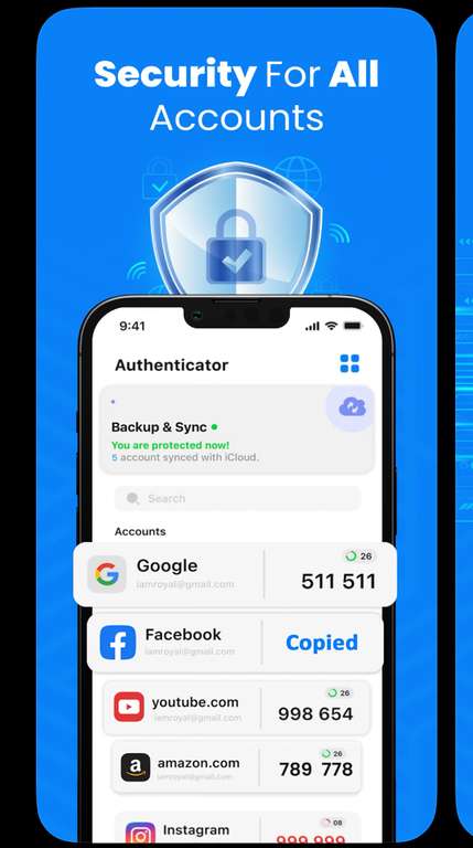 [iOS AppStore] Authenticator - 2FA Authentifizierungs-App, Passwort-Generator