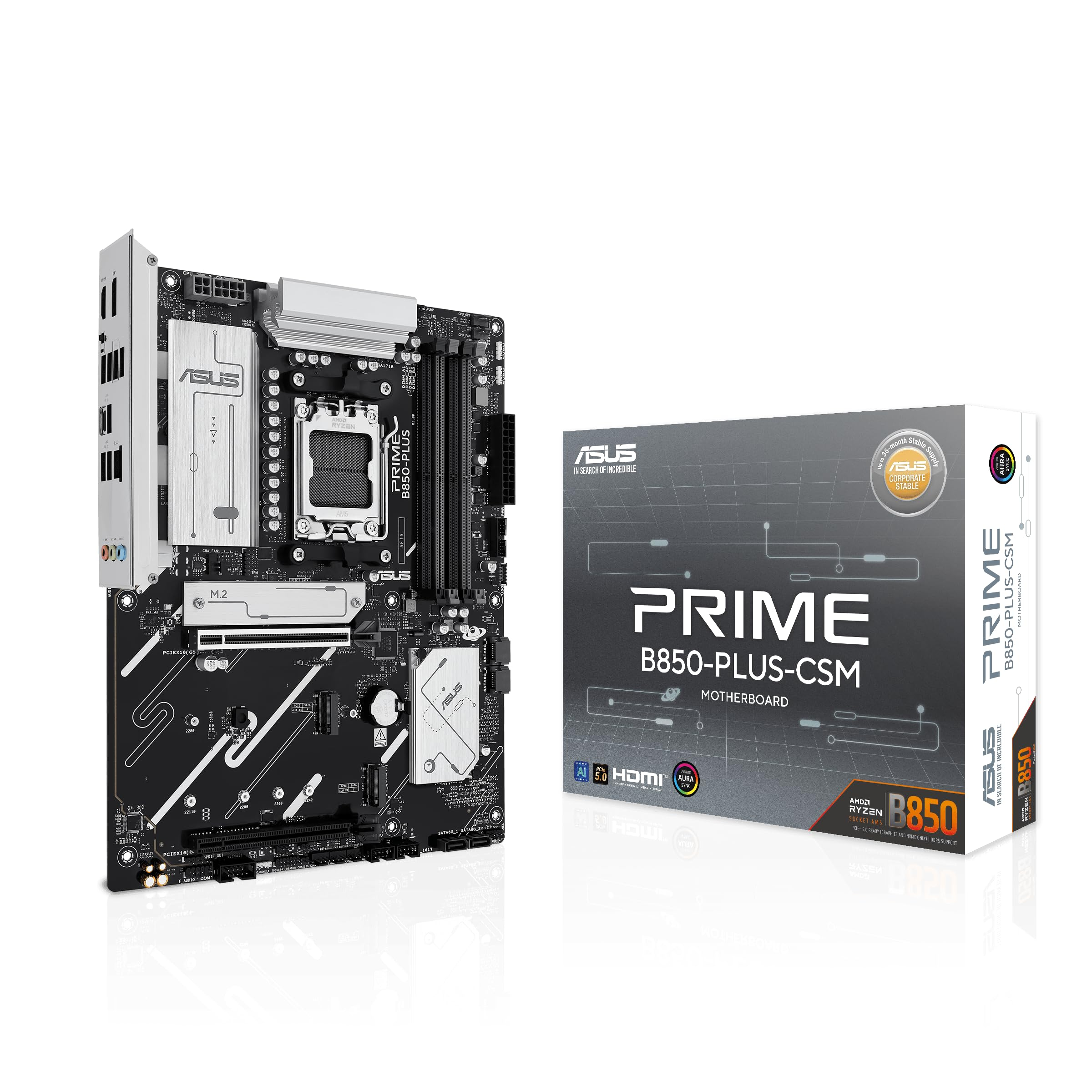 ASUS Prime B850-PLUS-CSM Mainboard Sockel AMD AM5