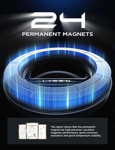 Prime] LISEN Handyhalterung Auto - [24x N52 Magnet] Universal