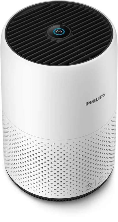 Philips Luftreiniger Series 800 mit HEPA-Filter, bis zu 99.5% weniger Partikel, bis zu 48 m², Weiß (AC0820/10)