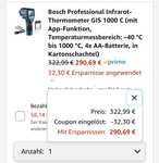 Bosch Professional Infrarot-Thermometer GIS 1000 C (mit App-Funktion