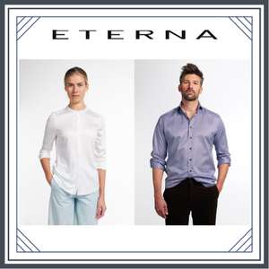 ETERNA Final Sale: -30% extra ab Mindesteinkaufswert 45€: Langarm Bluse Modern Classic Jersey
