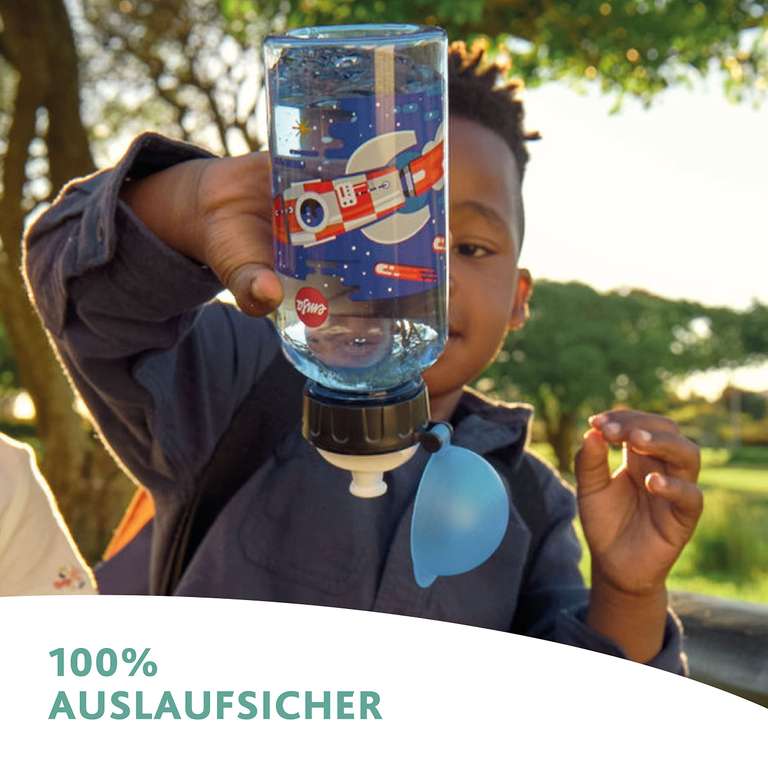 Emsa Squeeze Sport-Trinkflasche 0,6 L – BPA-frei, Auslaufsicher, Spülmaschinengeeignet