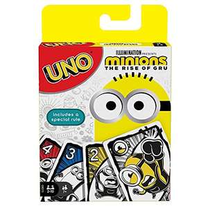 Mattel Games - UNO Edition zum Minions Film: The Rise of Gru von Illumination, Kartenspiel mit 112 Karten für 5,99€ (GKD75) [Prime]