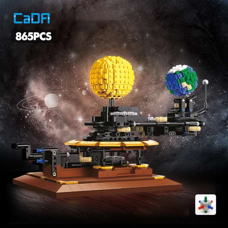 CaDA C71004 Solar System Set, Erde und Sonnenuhr für 27,65€ (Barweer.com - Versand aus China) Klemmbausteine ohne Box