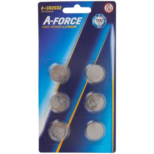 Action [OFFLINE] 6er Pack „Hausmarke“ CR2032 Knopfzellen