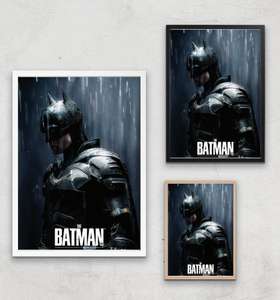40% Rabatt auf DC Art Prints von Batman, verschiedene Größen ( A2, A3, A4 ), verschiedene Rahmen ( schwarz, weiß, Holzrahmen oder nur Print)
