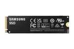 Samsung 990 PRO M.2 NVMe SSD (MZ-V9P1T0BW), 1 TB, PCIe 4.0, 7.450 MB/s Lesen, 6.900 MB/s Schreiben, Internes Solid State Drive)