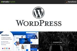2 Wordpress Themes kostenlos auf Themeforest, Envatomarket: Essential & Omnivus