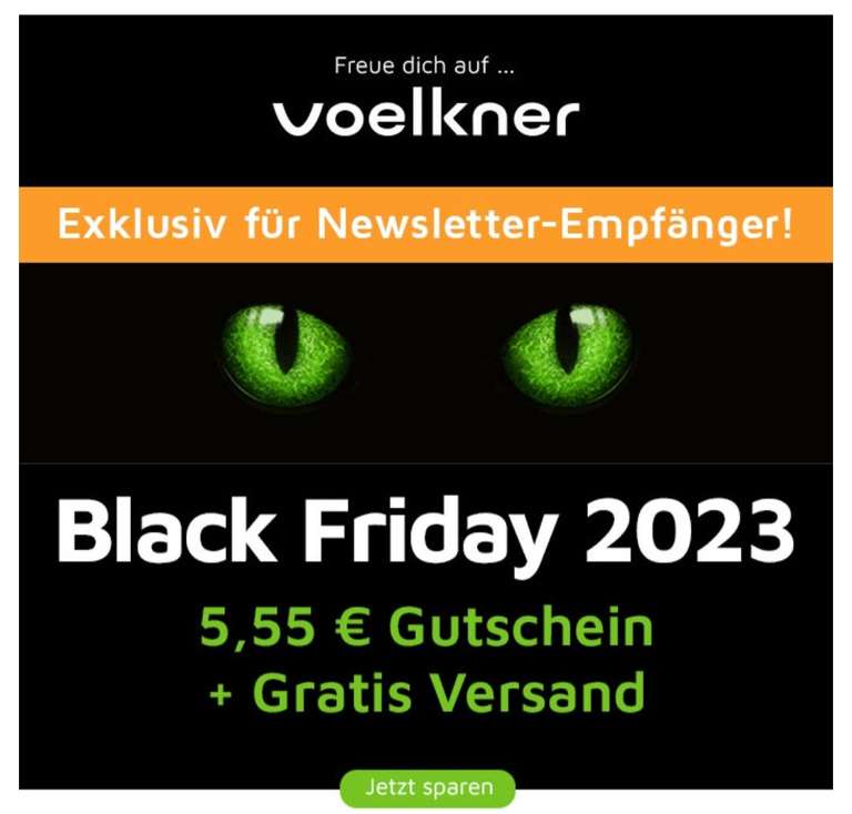 Voelkner 5,55 Euro Gutschein + gratis Versand ab 49 Euro Mindestbestellwert