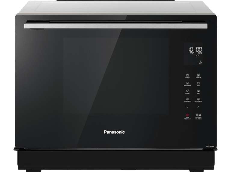 Panasonic NN-CS89LB Inverter-Mikrowelle mit Heißluft, Ober-/Unterhitze und Dampfgarer