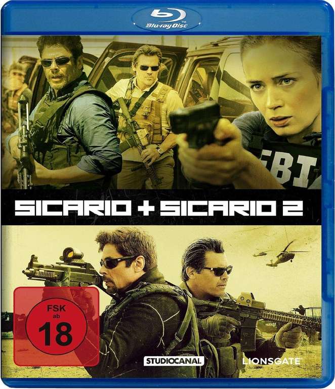 Sicario 1 + 2 | Blu-Ray Double Feature | Benicio Del Toro | Prime